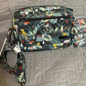 Lug Carousel Switch Crossbody Bag New Safari  Zoo Cheetah Wildlife